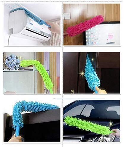 Microfiber Fan Duster – Flexible, Extendable for Easy Cleaning