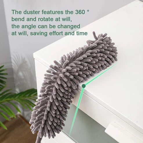 Microfiber Fan Duster – Flexible, Extendable for Easy Cleaning
