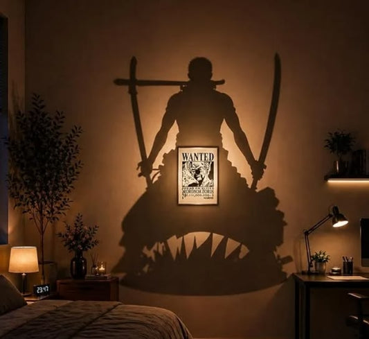 Roronoa Zoro Anime Shadow Lamp